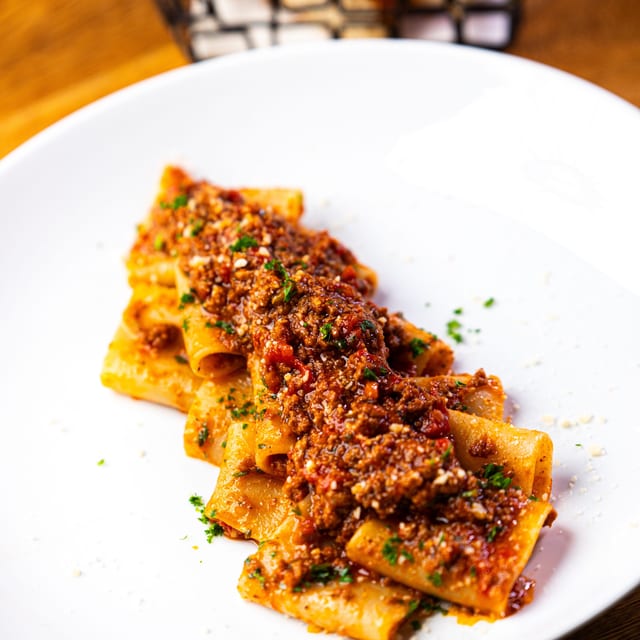 Paccheri Ragu.